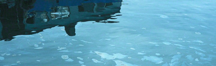 Havana Harbor Oil Slick In Blue