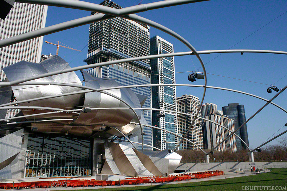 Pritzer Music Pavillion Chicago Frank Gehry