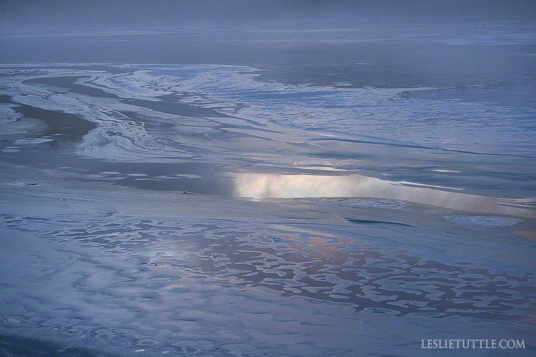 Cloud on Ice Reflection
