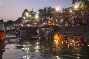 Narmada River birthday celebration       