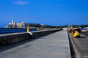 Malecon yellow cab